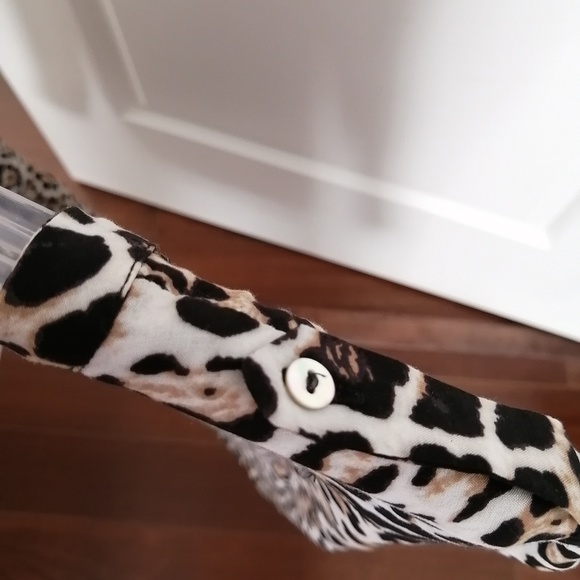 🤎 Zara Leopard Print Blouse - Picture 2 of 5